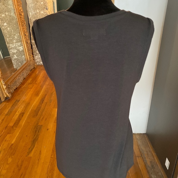 Black Spiritual Gangster “vibes speak louder than words” graphic print tank top - Picture 4 of 4